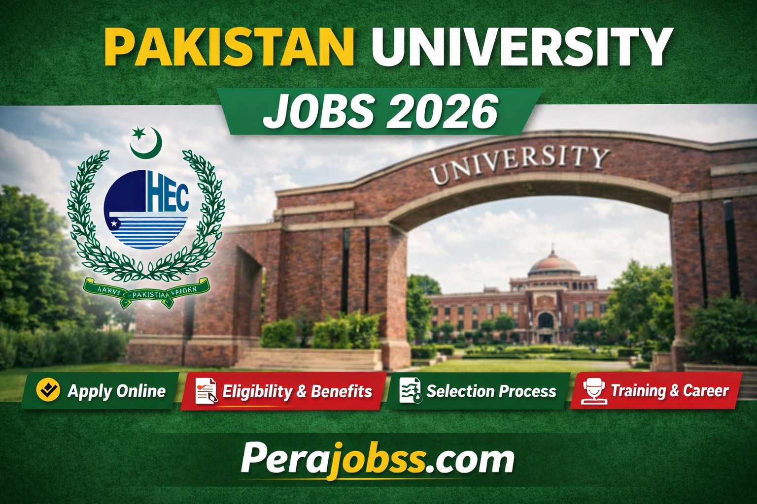 Pakistan University Jobs 2026 – Apply Online