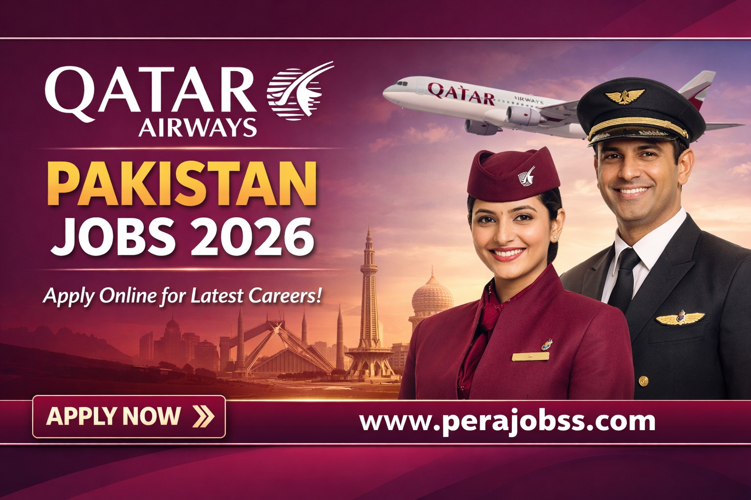 Qatar Airways Pakistan Jobs 2026 – Apply Online for Latest Careers