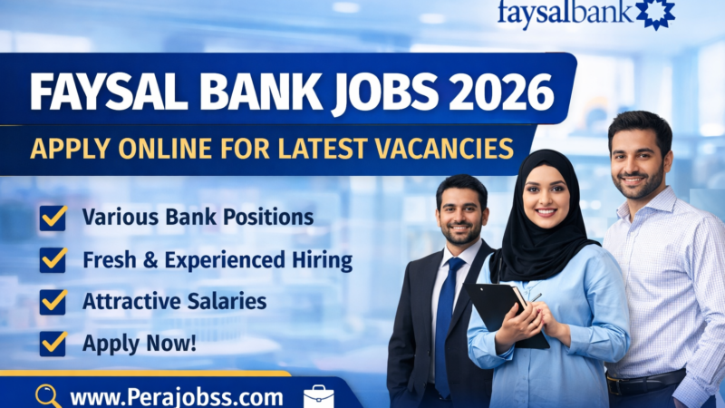 Faysal Bank Jobs 2026 – Open for Male & Female Apply Online