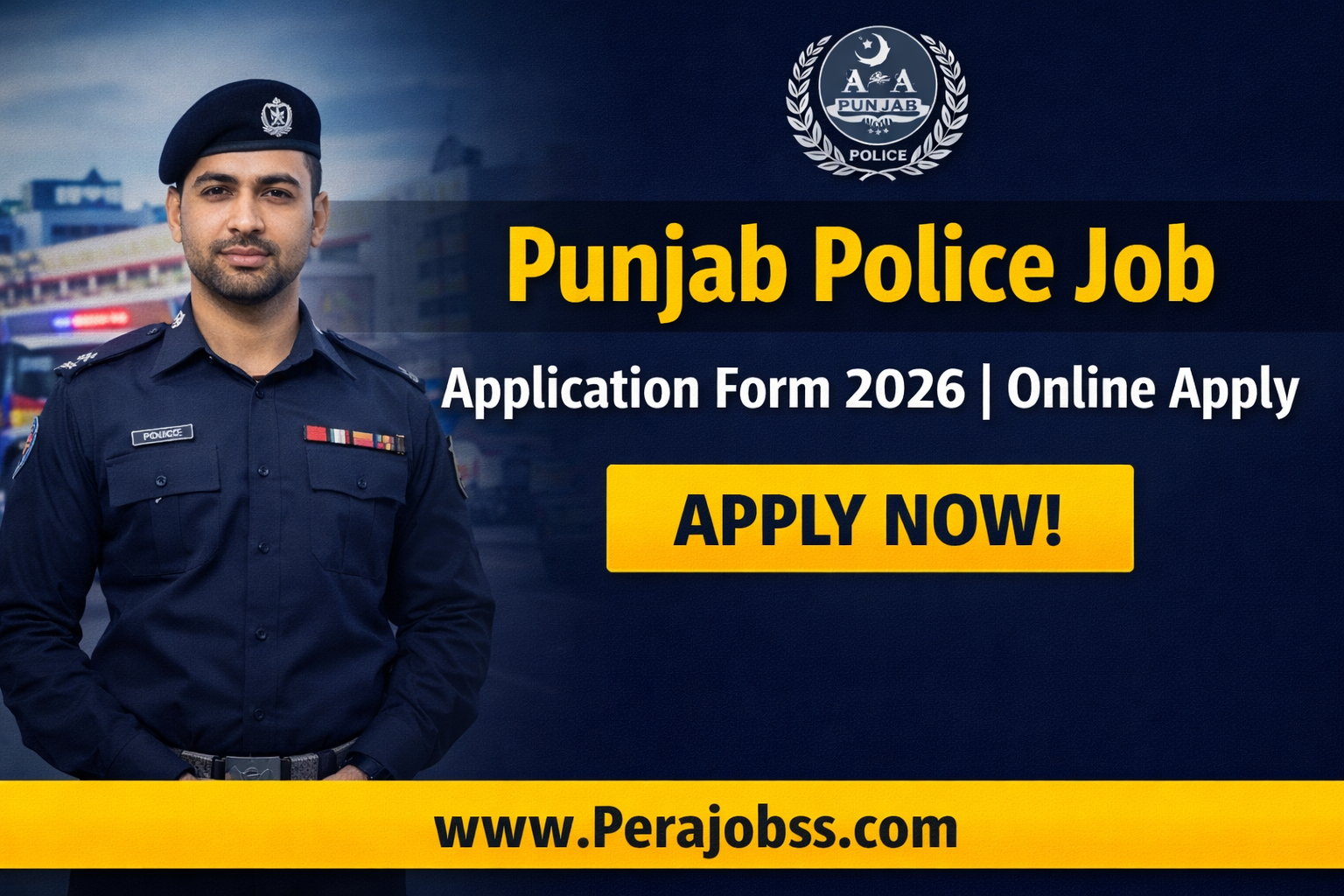 Punjab Police Job – Application Form 2026 Online Apply