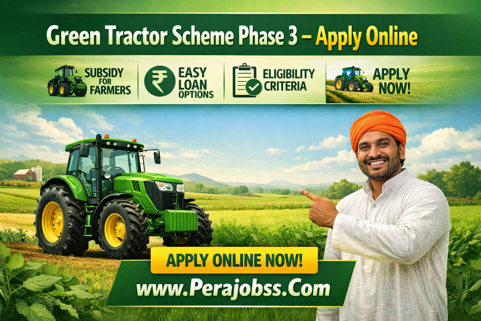 Green Tractor Scheme Phase 3 –Apply Online 2026