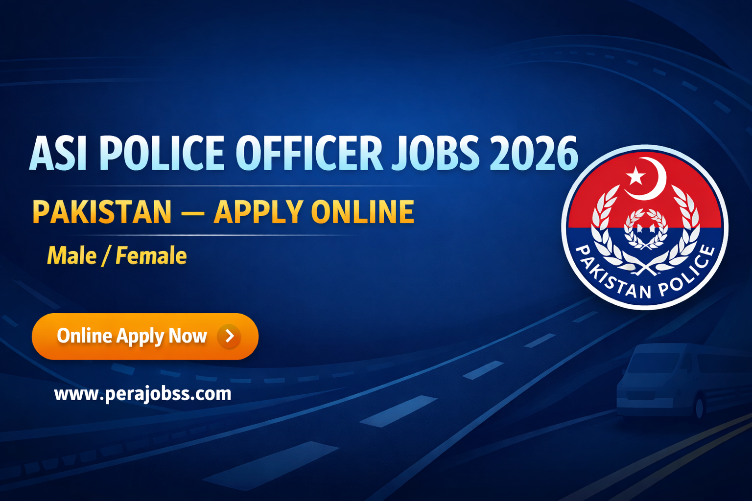 ASI Police Officer Jobs 2026 Pakistan – Apply Online