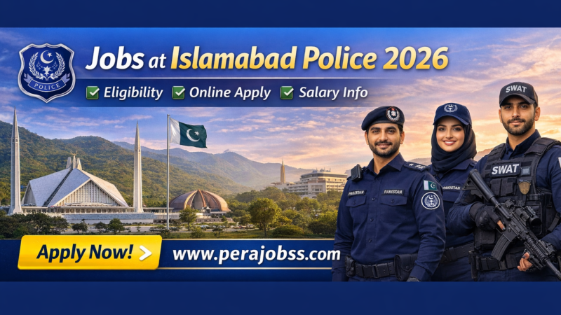Jobs at Islamabad Police 2026 – Eligibility, Online Apply, Salary & Career Guide