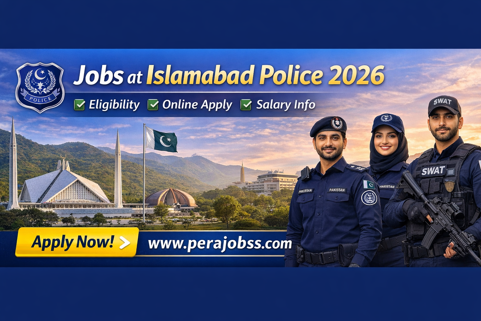 Jobs at Islamabad Police 2026 – Eligibility, Online Apply, Salary & Career Guide